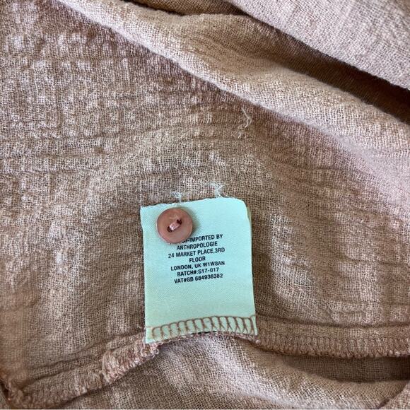 Anthropologie Anama Marjani Blouse Top Womens Small Bell Sleeve Peasant Cottage - Picture 11 of 13